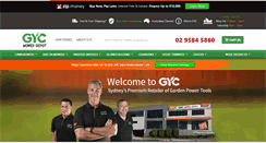 Desktop Screenshot of mygyc.com.au