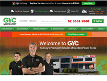 Tablet Screenshot of mygyc.com.au